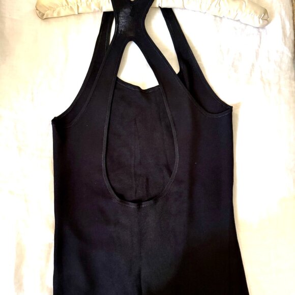 GUCCI Tom Ford Stretch Ribbed Knit Racerback Criss Cross Tank Top S/S 1998 Sz L - Picture 5 of 6